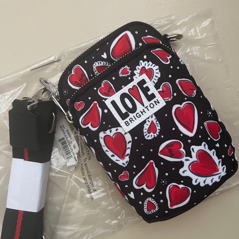 Brand New with Tags Brighton Hearts Flutter Utility Bag